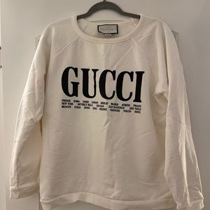 White Gucci Sweatshirt